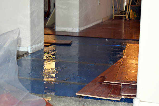 Professional Sewage Cleanup technician working in Muskegon, MI